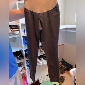 Women's dress maternity pants grey size m